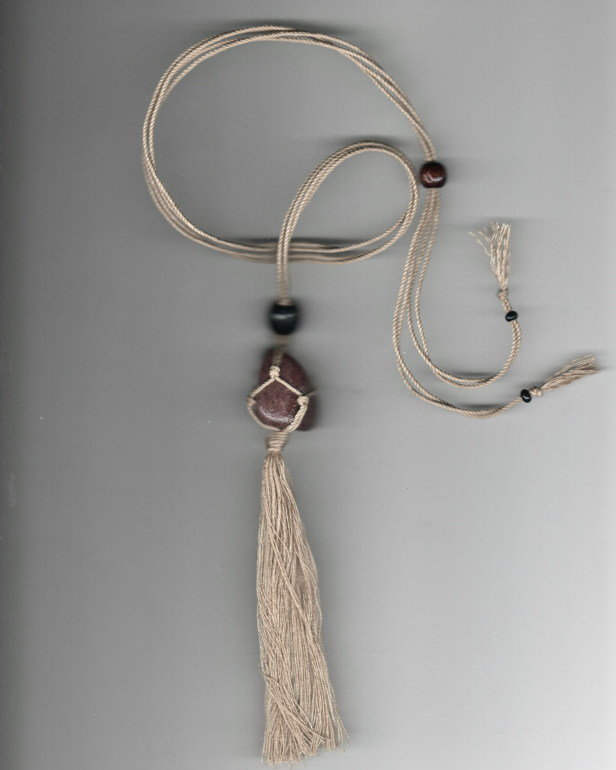 006/ Shí Rope Necklace with Fringe