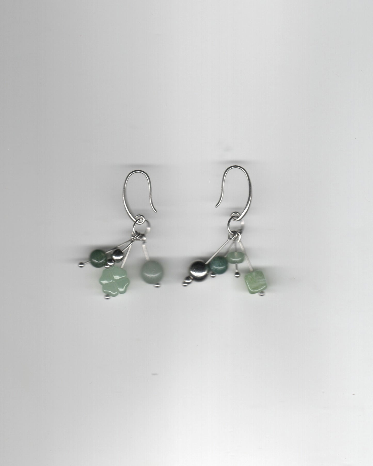 Jade Cluster Earrings