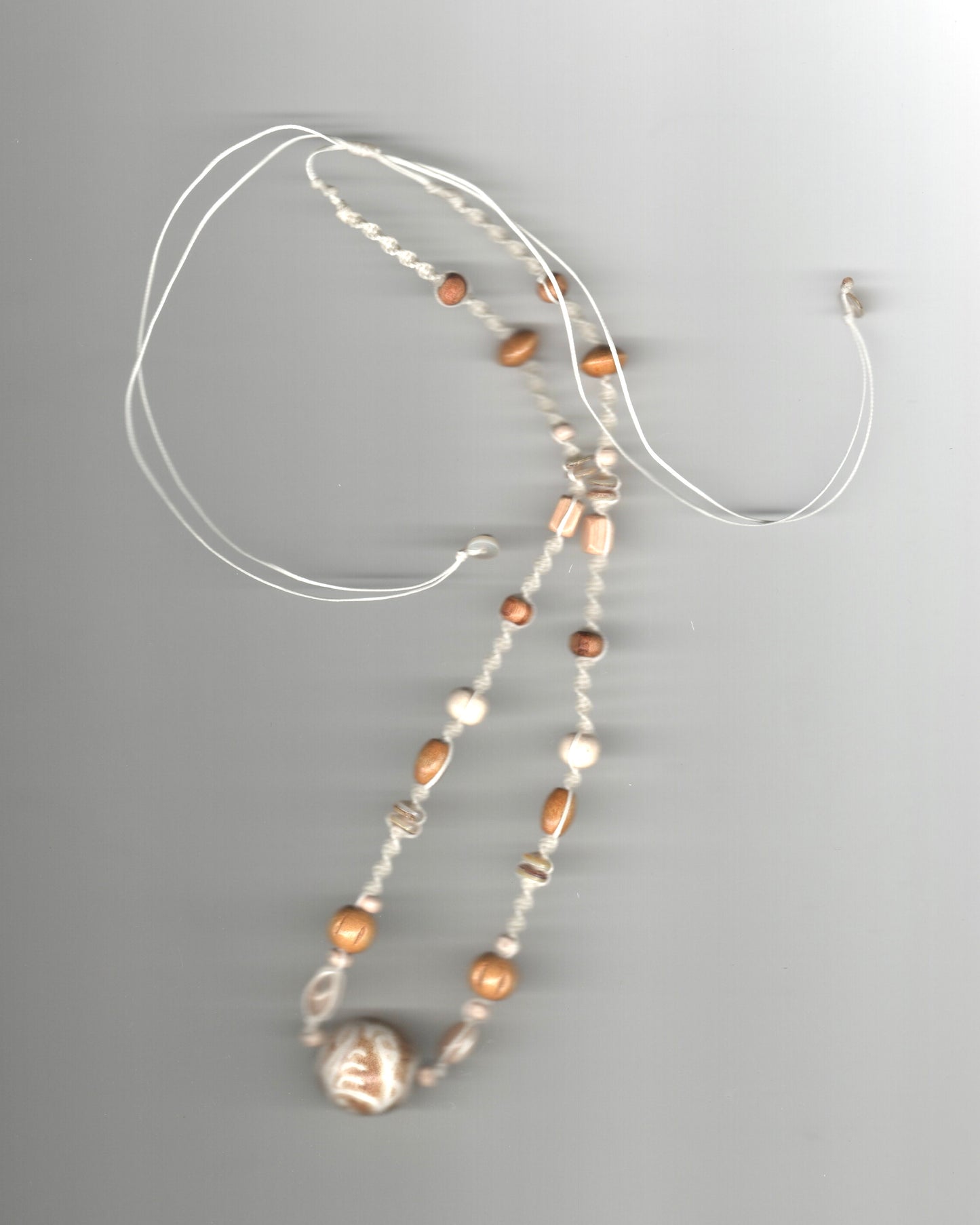 Fish Bone Knotted Necklace