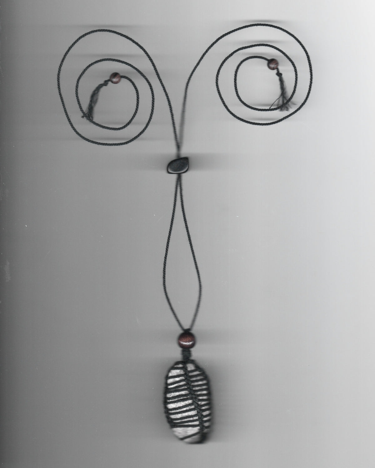 005/ Shí Wrapped Rope Necklace