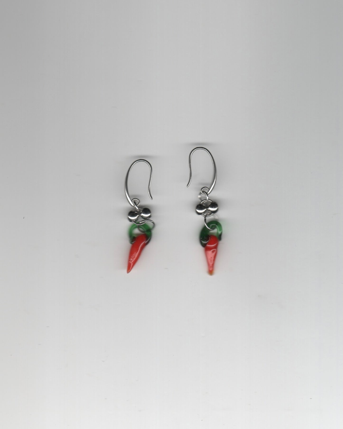 Glass Chilli Earrings