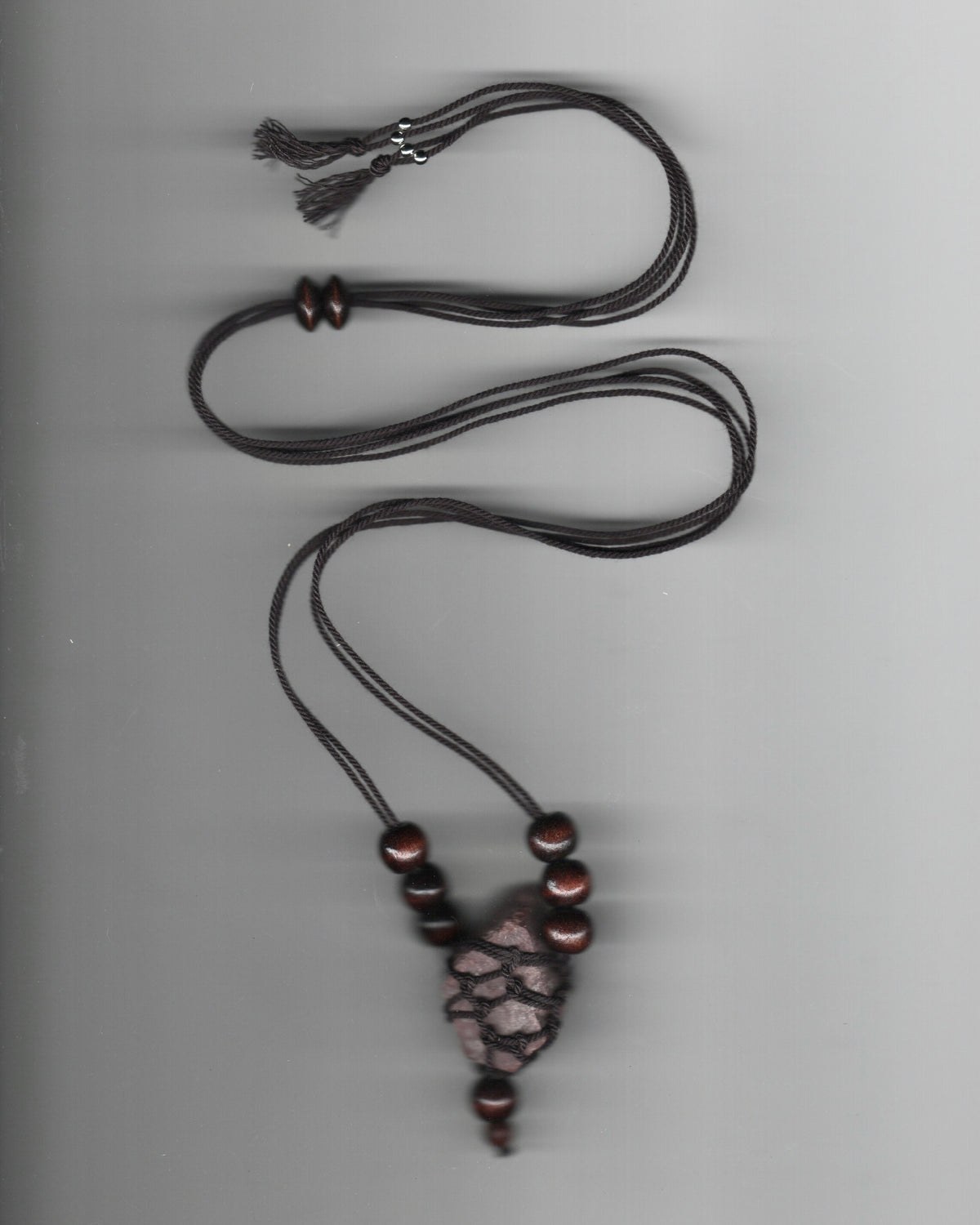 008/ Shí Beaded Rope Necklace