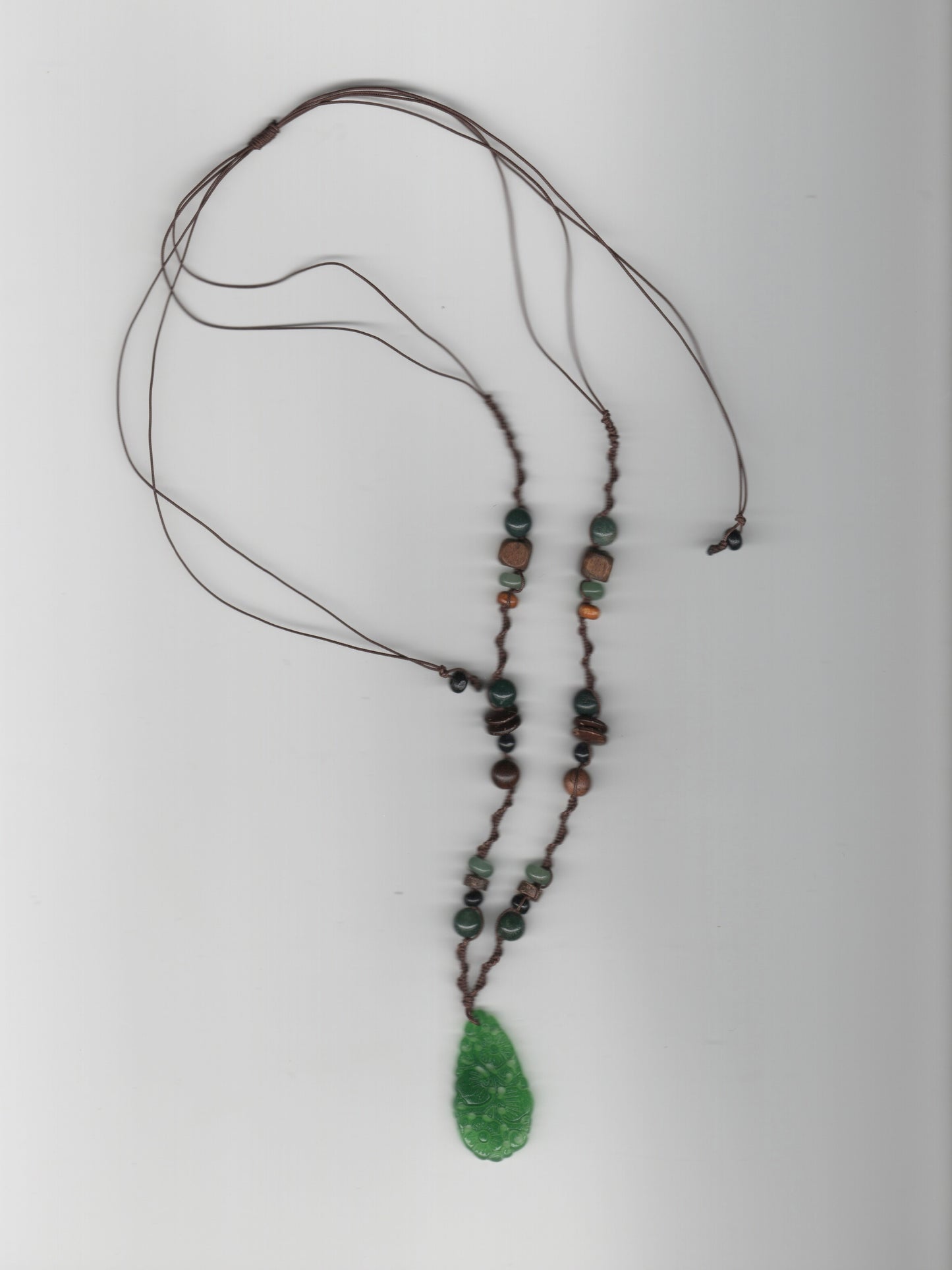 Emerald Jade Beaded Necklace