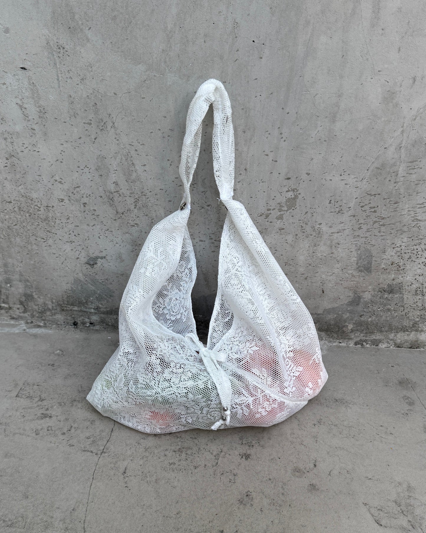 Small Lace Origami Hobo Bag