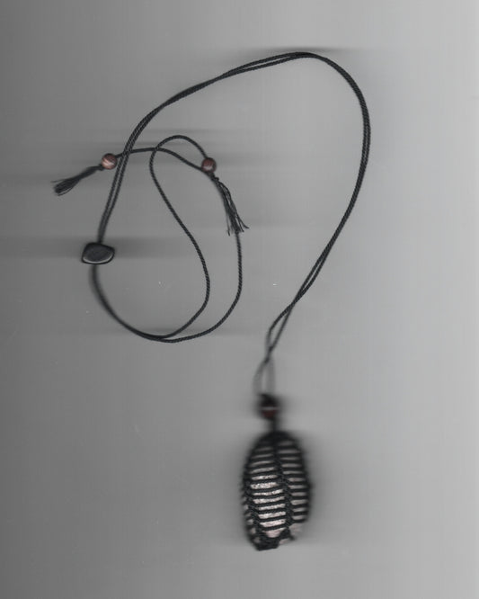005/ Shí Wrapped Rope Necklace