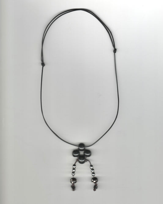 Black Clover Wood Necklace