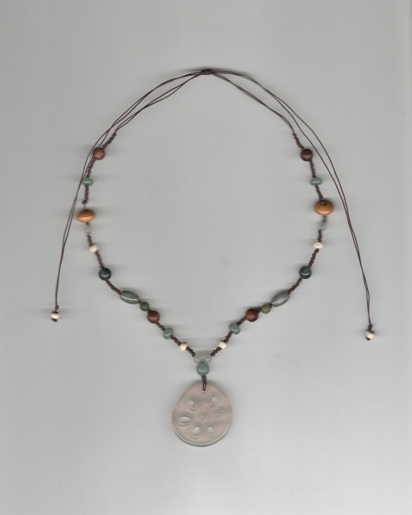 Lotus Root Knotted Necklace