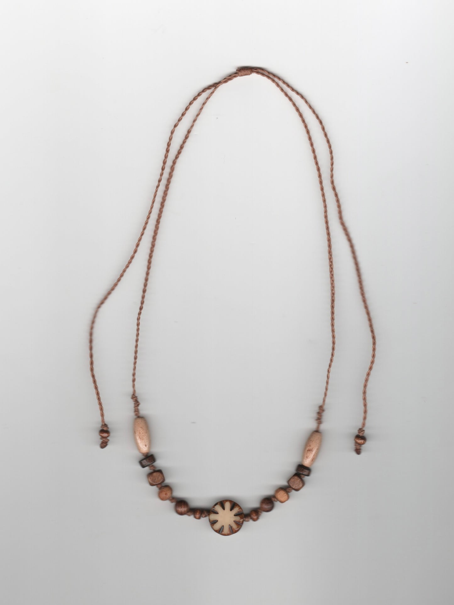 Asterisk Braided Necklace