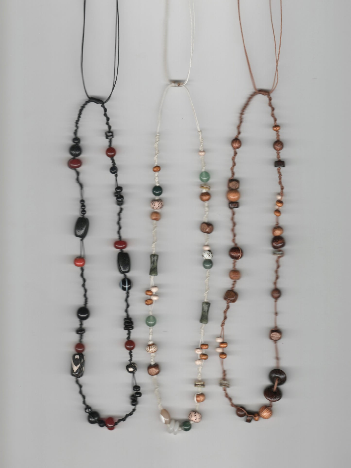 Knotted Asymmetrical Necklaces