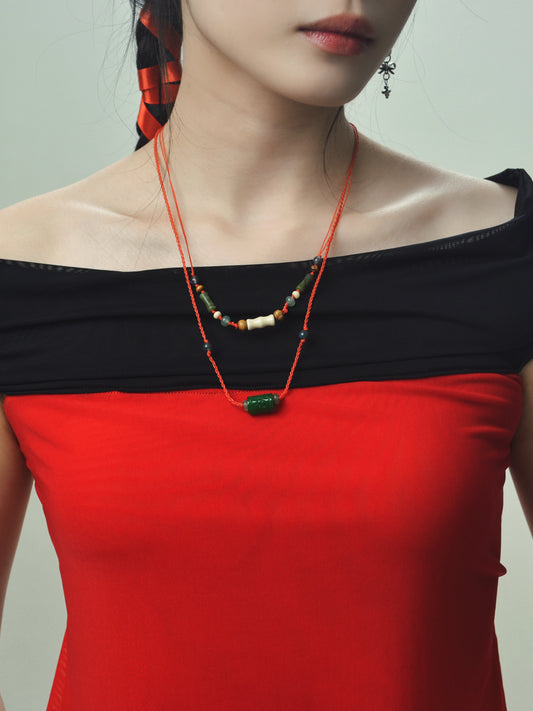 Fortune Double Layered Necklace