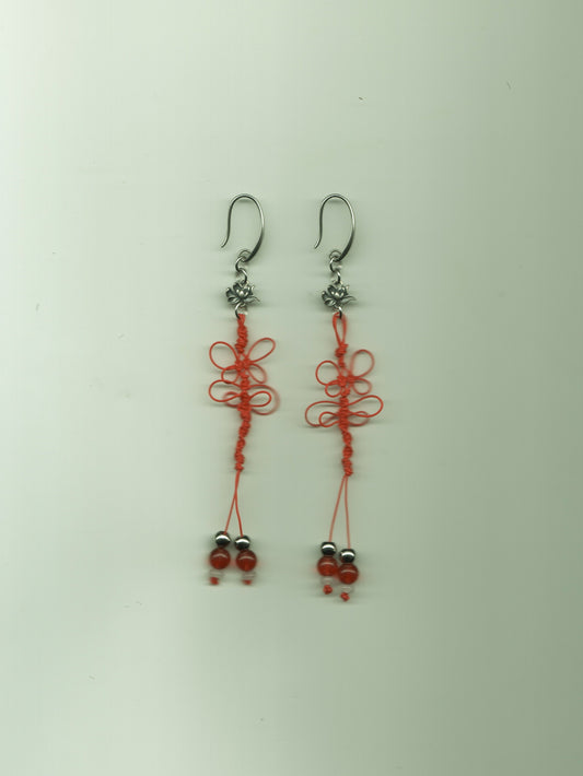 蝴蝶结 Knotted Butterfly Earrings