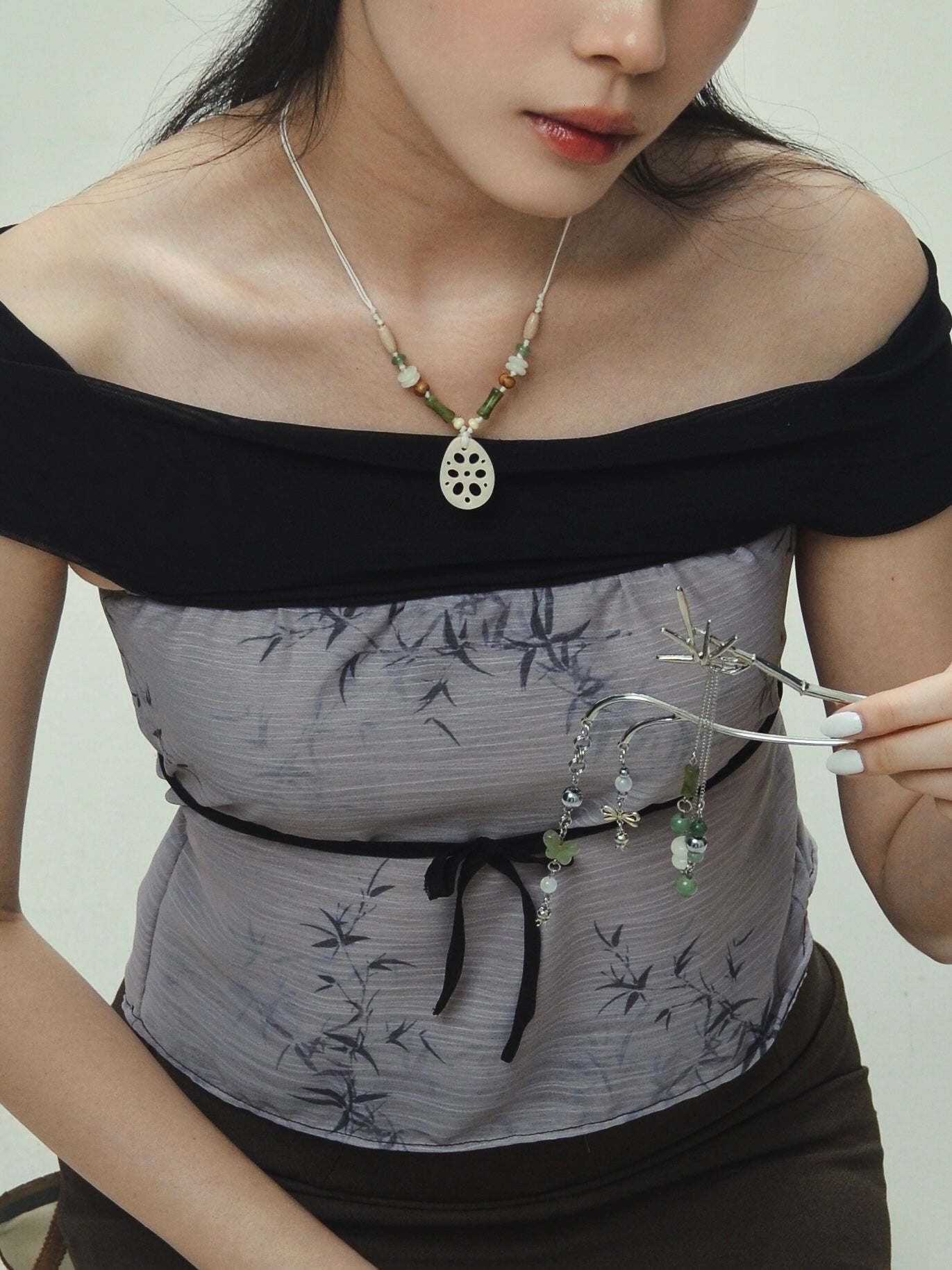 Lotus Root Slice Necklace