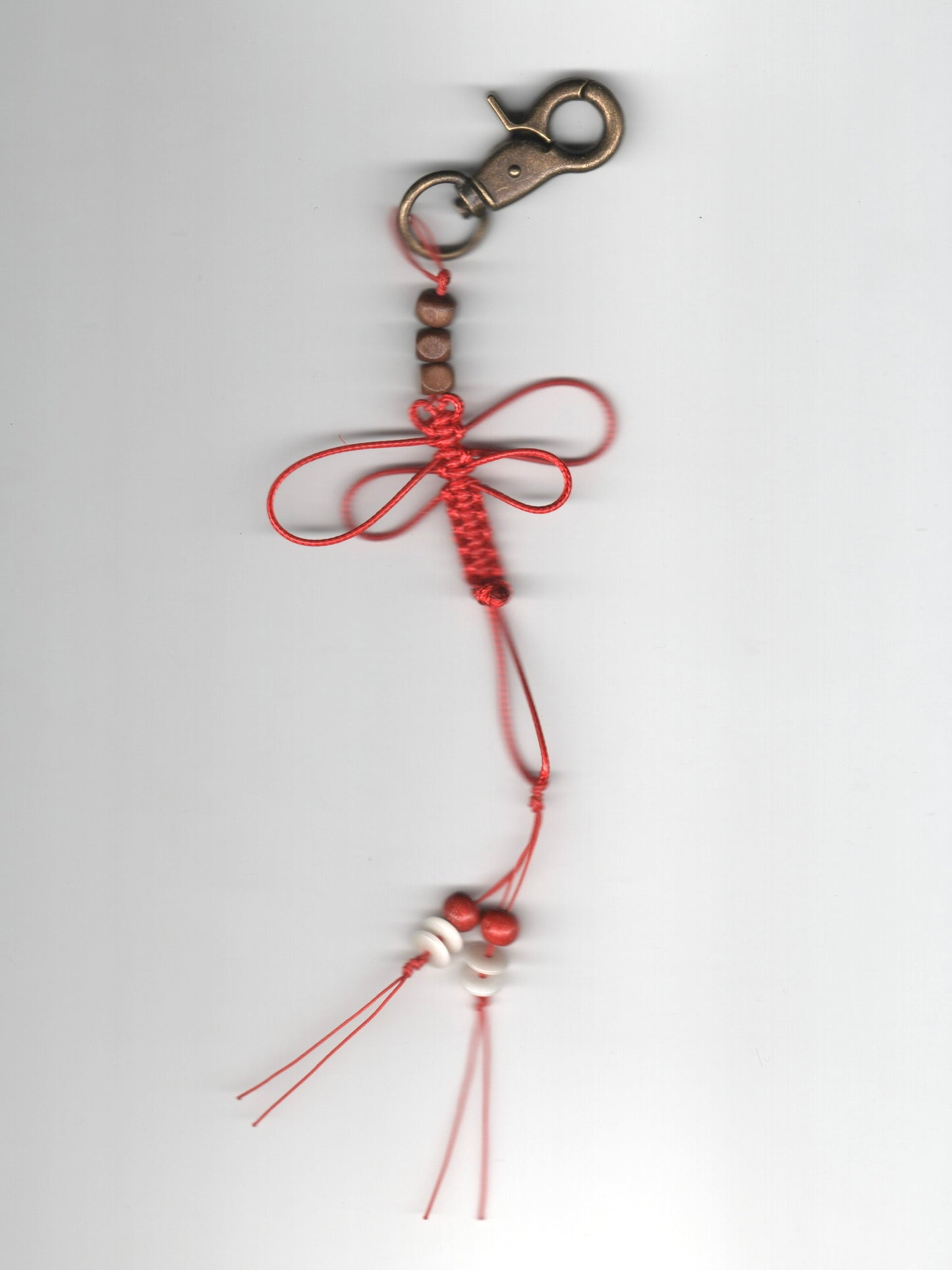 Dragonfly Knotted Keychain