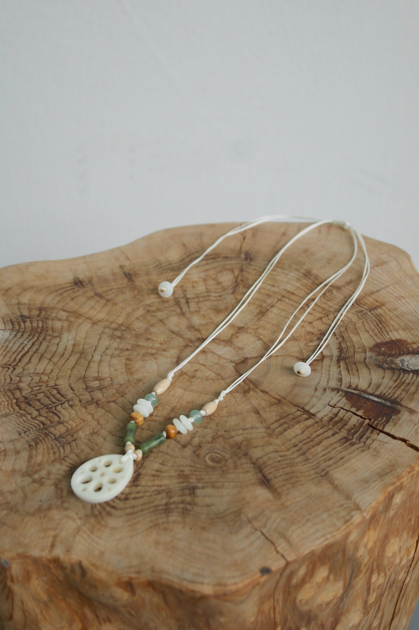 Lotus Root Slice Necklace